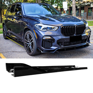 Side Skirts for 2019-2023 BMW G05 X5 M-Sport Side Extension Bottom Line Gloss Black